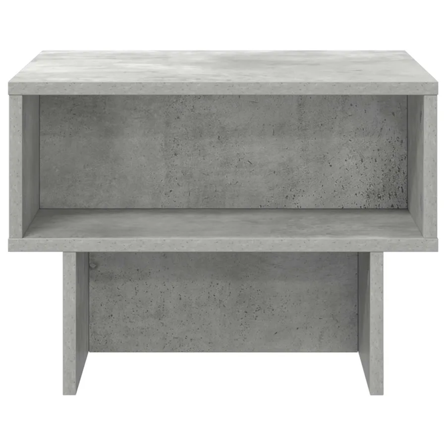 Table basse Gris béton 48 x 46 x 35 cm Bois d'ingénierie - 5