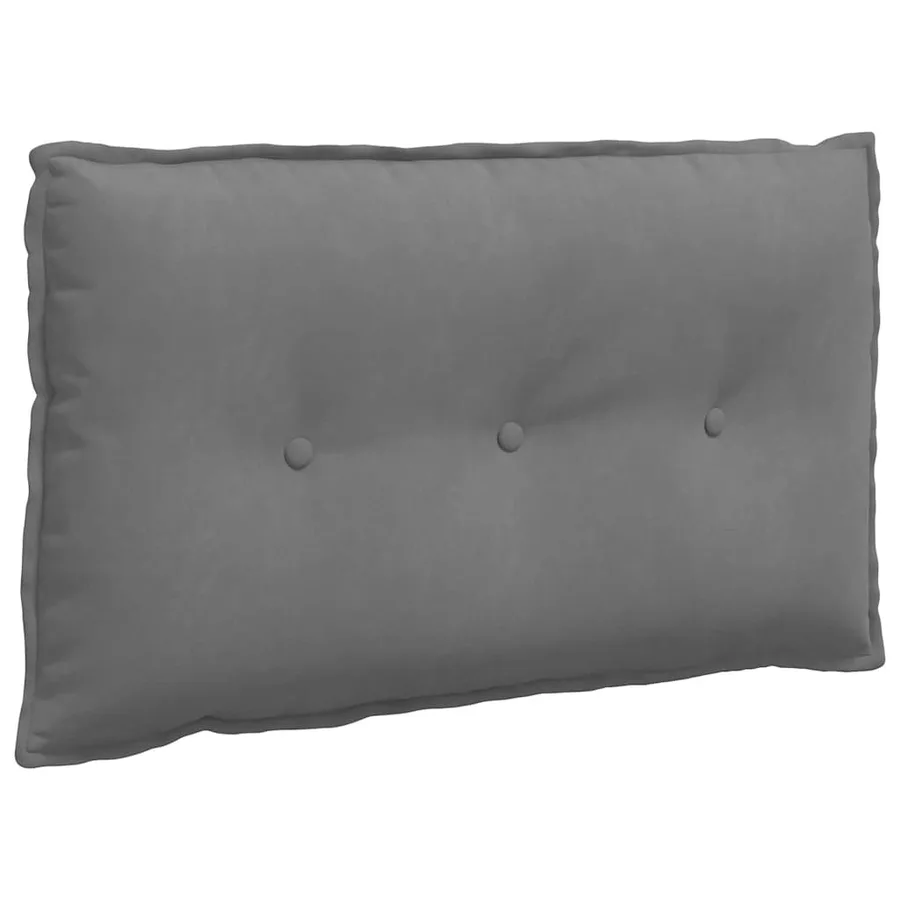 Coussin de Dos Gris foncé 80 x 50 cm Tissu en microfibre - 2