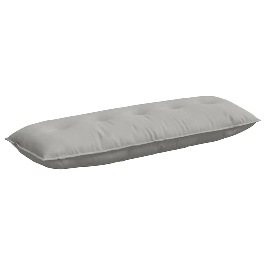 Coussin de Dos Gris clair 140 x 50 cm Tissu en microfibre - 2