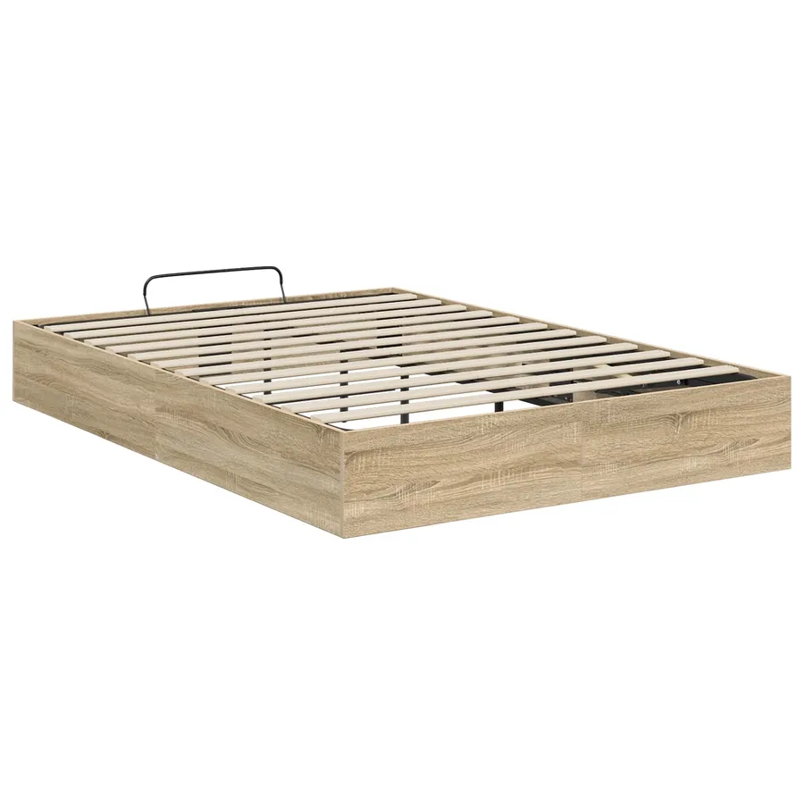 Cadre de lit ottoman Chêne Sonoma 193 x 120 x 25 cm - 7