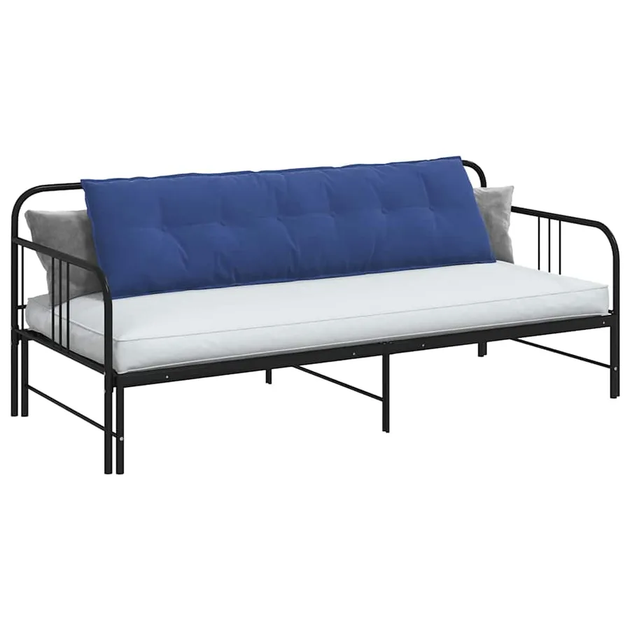 Coussin de Dos Bleu police 180 x 50 cm Tissu en velours côtelé - 3