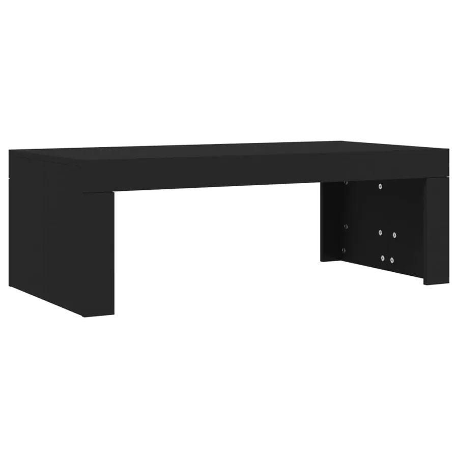 Table basse noir 102x50x36 cm bois d'ingénierie - 6