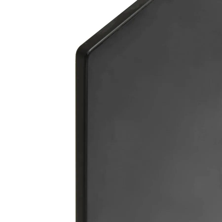 Plateau de table 4 pcs Noir Verre - 5
