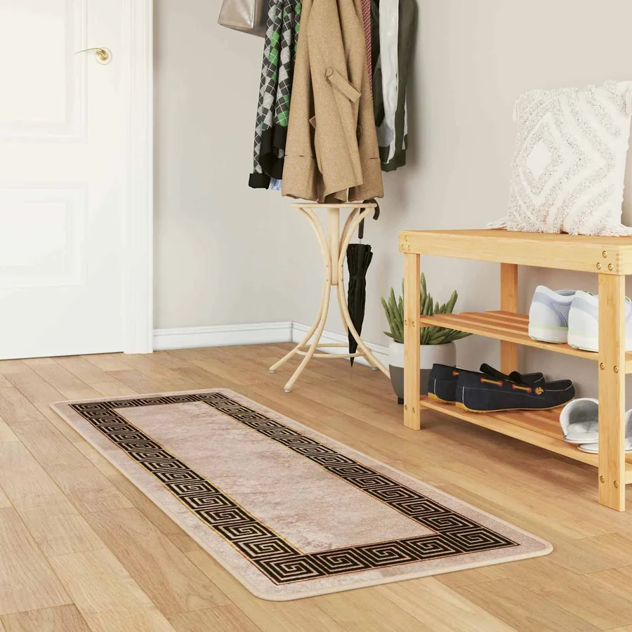 Coureur de Tapis MARSA Noir 50 x 100 cm Polyester et PVC