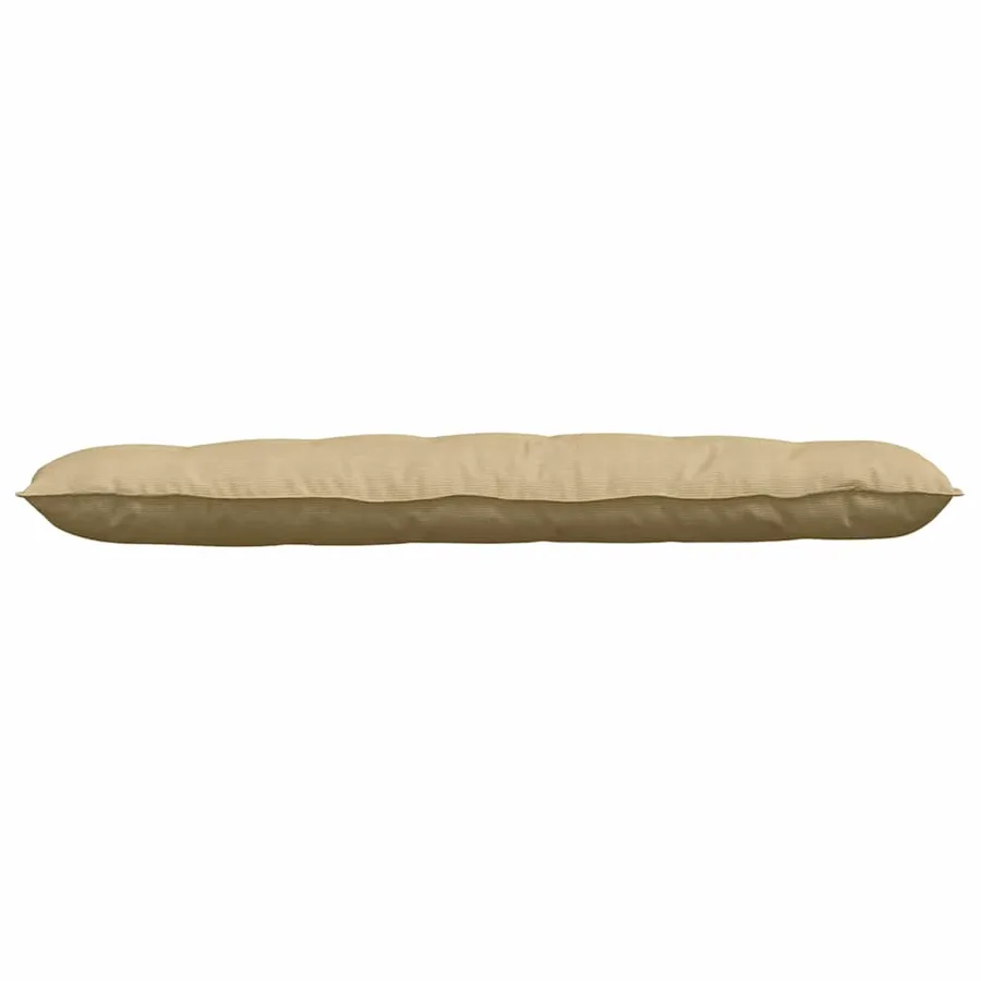 Coussin de Dos Vert gris 160 x 50 cm Tissu en velours côtelé - 5