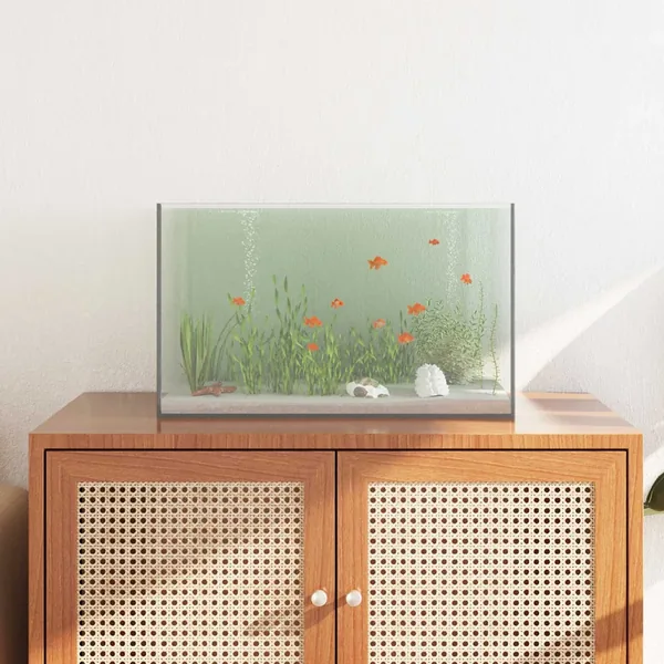 Aquarium avec stockage Transparent 50 x 30 x 30 cm Verre