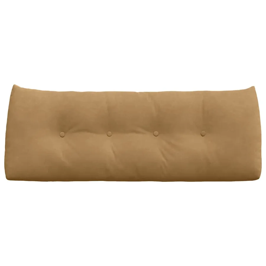 Coussin de Dos Marron 120 x 24 x 50 cm Velours - 6