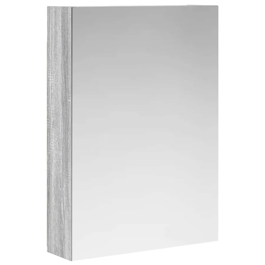Armoire Miroir de Salle de Bain Gris Sonoma 50 x 14,5 x 70 cm - 2