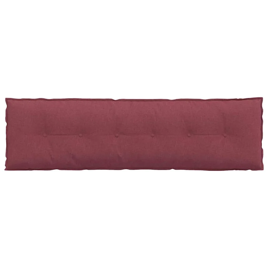Coussin de Dos Bordeaux 180 x 19 x 50 cm tissu - 6
