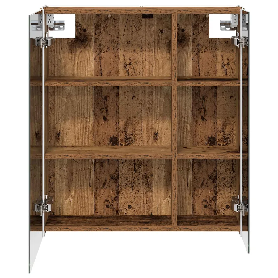 Armoire Miroir de Salle de Bain Bois ancien 63,5 x 15,5 x 70 cm - 7