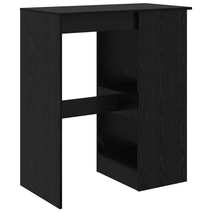 Table de bar Chêne noir 90 x 47.5 x 103.5 cm Bois d'ingénierie - 6