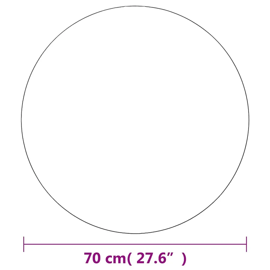 Miroir mural avec lampes LED Rond Verre - 14