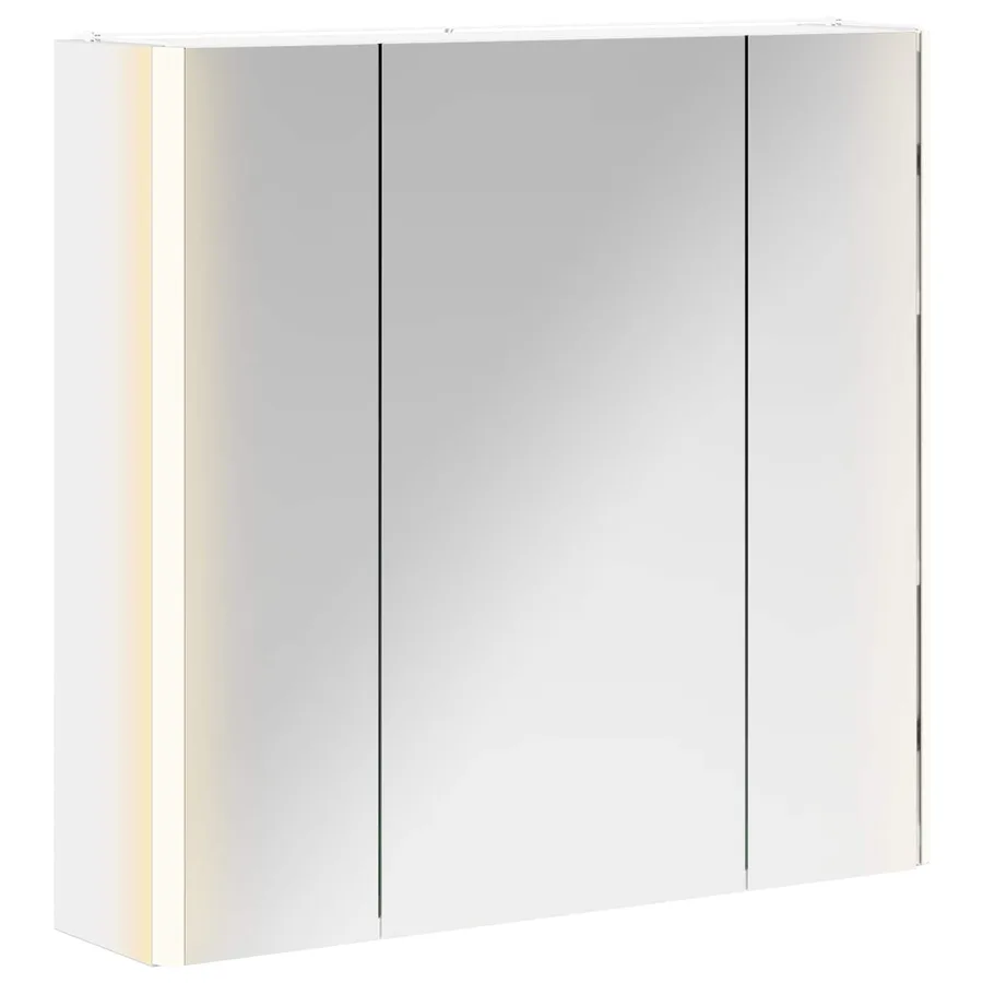 Armoire Miroir de Salle de Bain Blanc 63,5 x 15,5 x 60,5 cm - 2