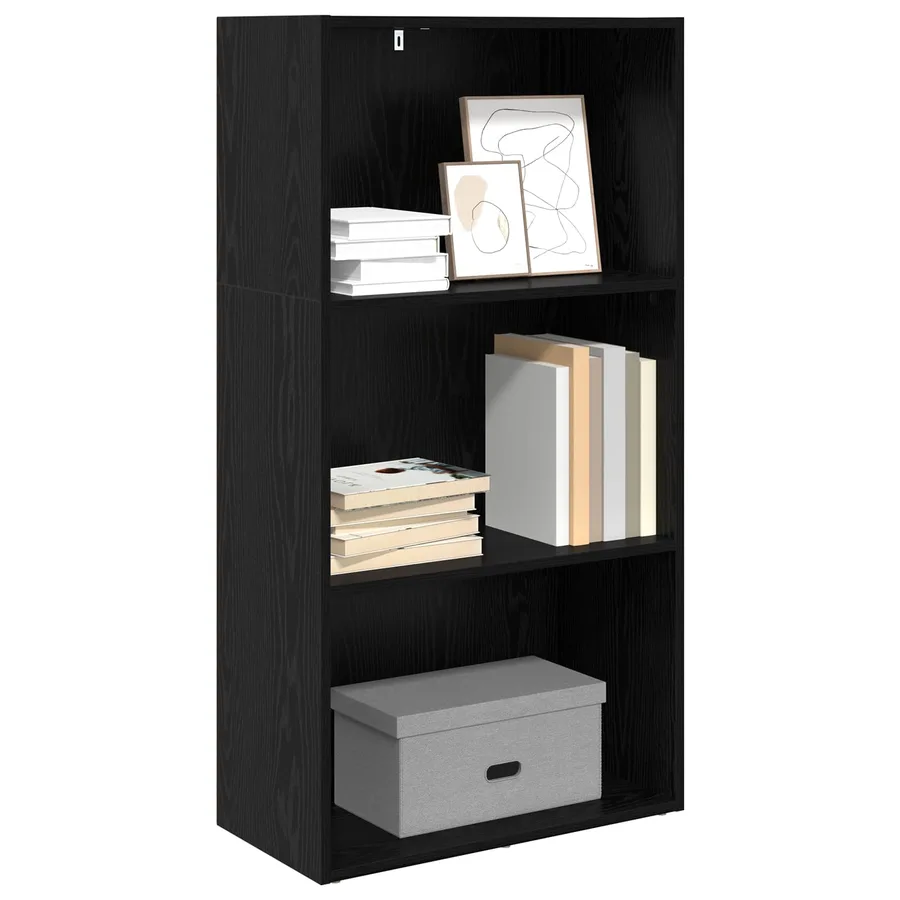 Étagère Chêne noir 60 x 30 x 114 cm Bois d'ingénierie - 3