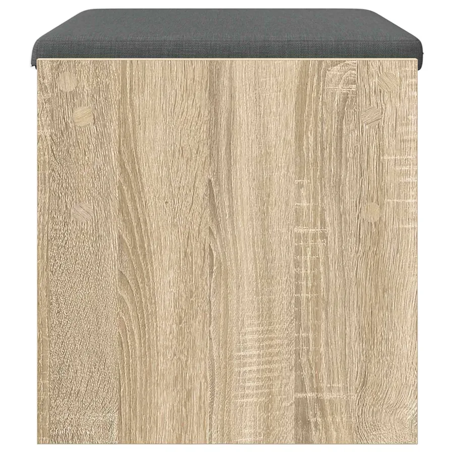 Banc d'entrée avec coussin Chêne Sonoma 63 x 38 x 40 cm - 6
