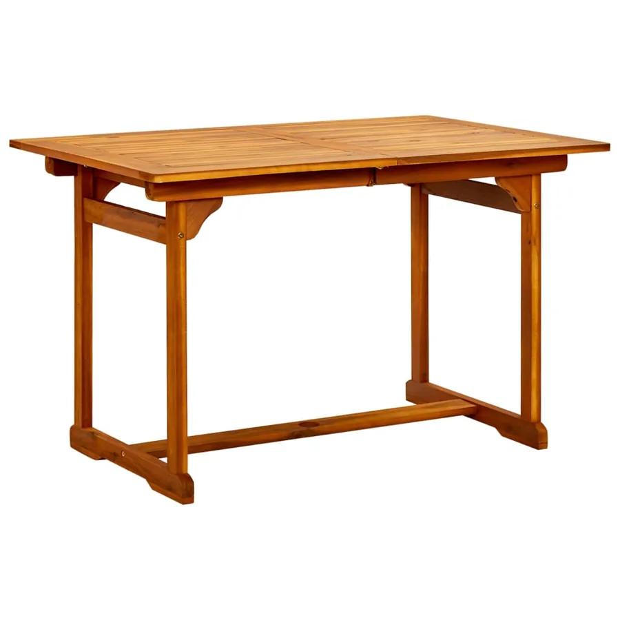 Ensemble à manger de jardin 7 pcs Bois d'acacia massif 120-170 cm - 6