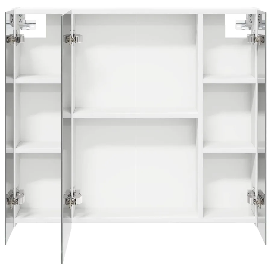 Armoire Miroir de Salle de Bain Blanc 80 x 14.5 x 70 cm - 6
