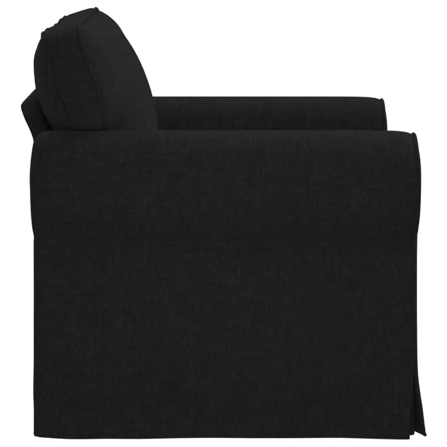 Canapé Noir 95 x 82 x 80 cm tissu - 5