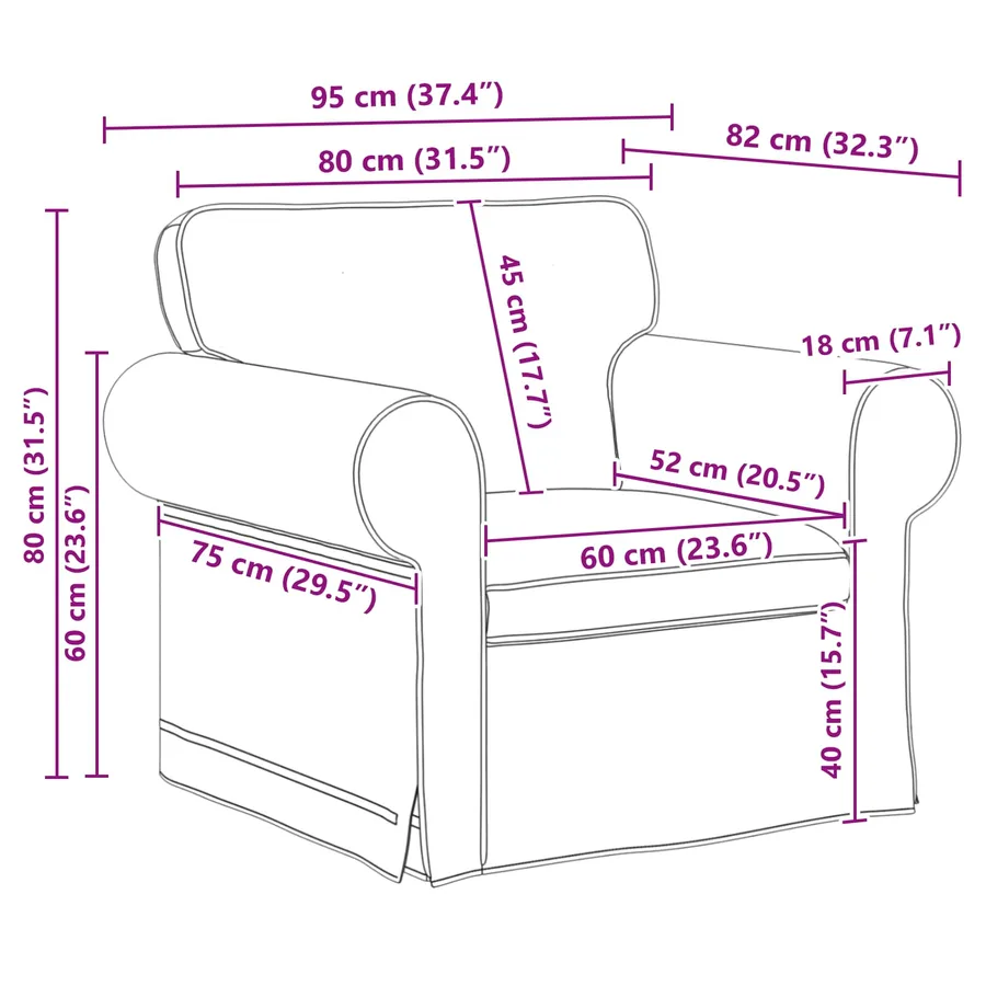 Ensemble de Canapés 2 pcs Noir 155 x 82 x 80 cm tissu - 9