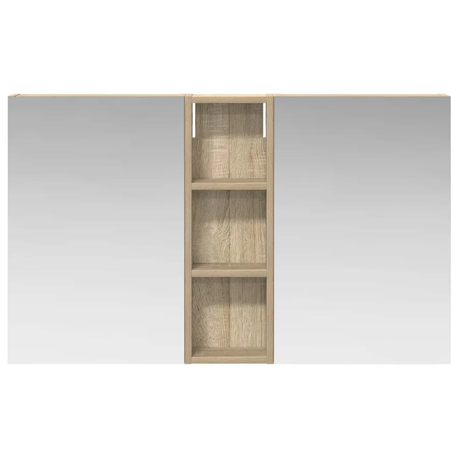 Ensemble de Meubles de Salle de Bain 3 pcs 100 x 10,5 x 60,5 cm - 6