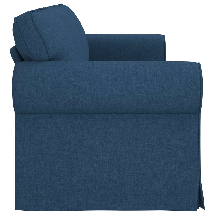 Canapé Bleu 245 x 82 x 80 cm tissu - 5
