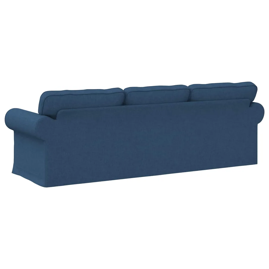 Canapé Bleu 245 x 82 x 80 cm tissu - 6