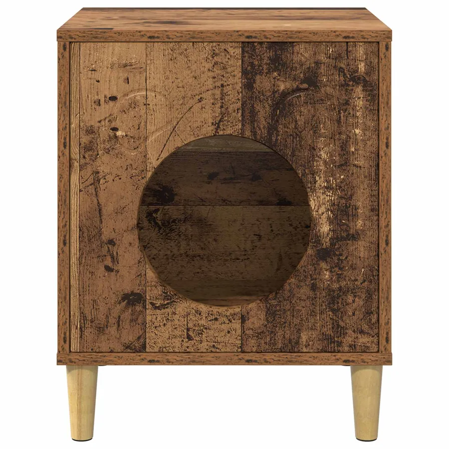 Maison pour chat Bois ancien 42,5 x 40 x 53 cm - 5