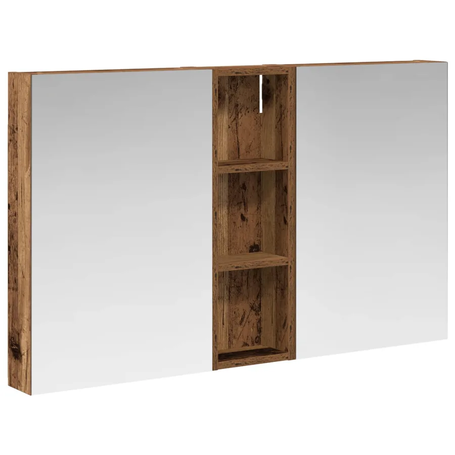 Ensemble de Meubles de Salle de Bain 3 pcs 100 x 10,5 x 60,5 cm - 2