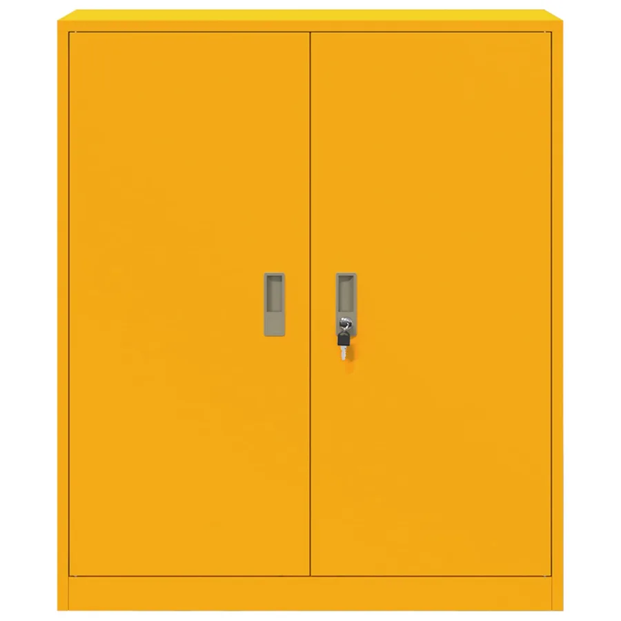 Armoire de rangement Jaune moutarde 90 x 40 x 105 cm Acier - 6