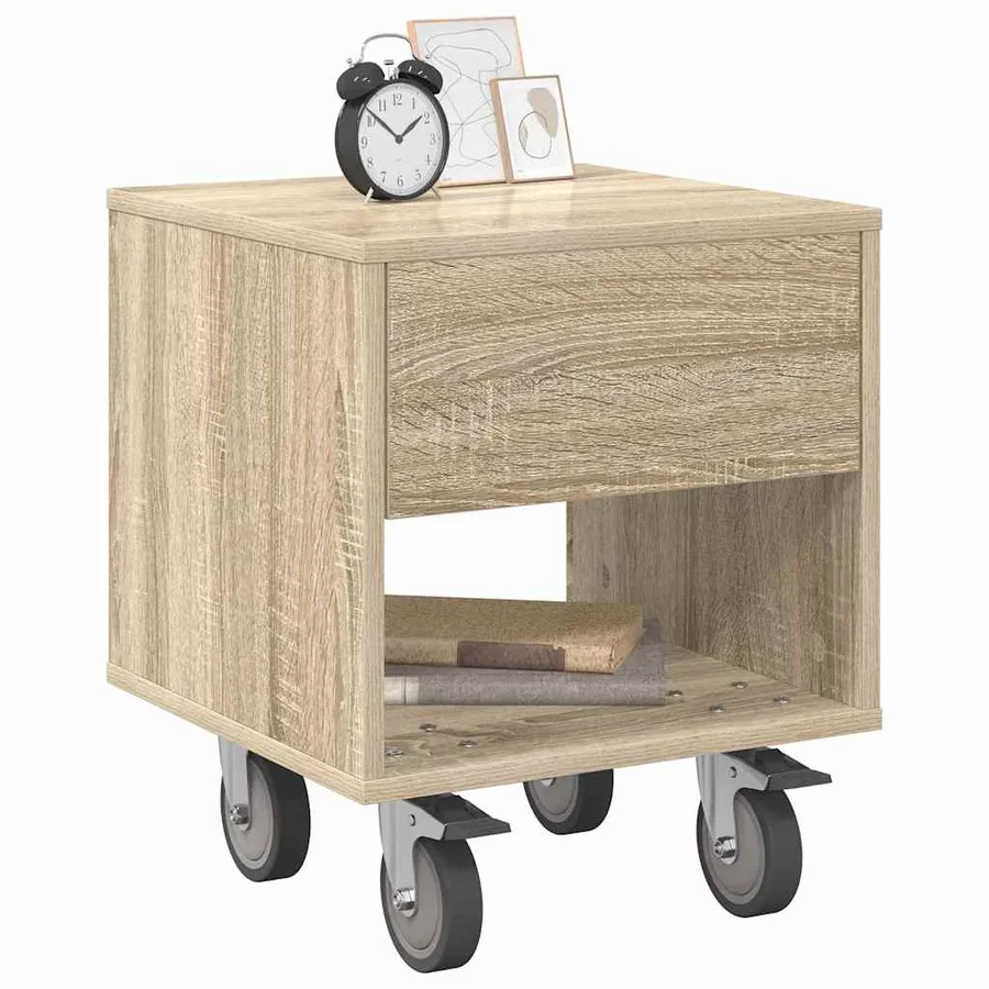 Table de chevet Chêne Sonoma 40,5 x 40 x 48 cm - 3