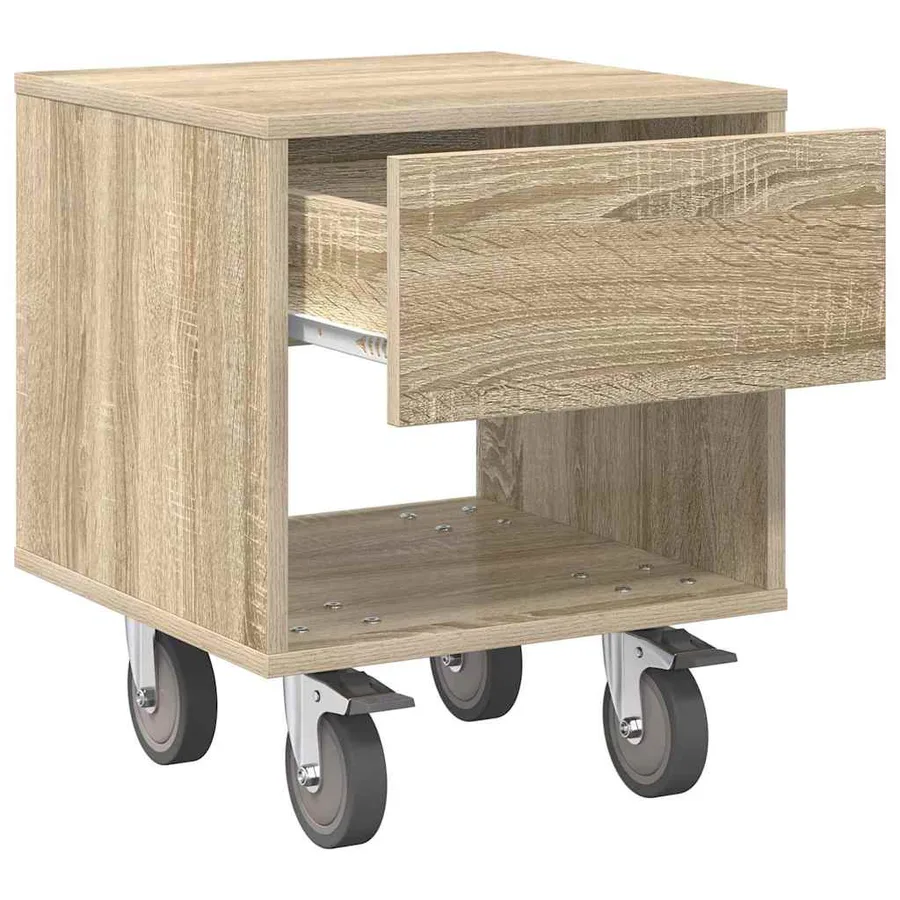 Table de chevet Chêne Sonoma 40,5 x 40 x 48 cm - 5