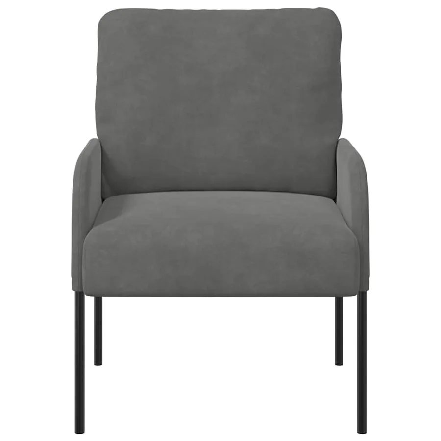 Canapés avec coussin 55cm Gris foncé Contreplaqué - 4