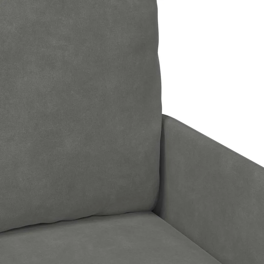 Canapés avec coussin 55cm Gris foncé Contreplaqué - 7
