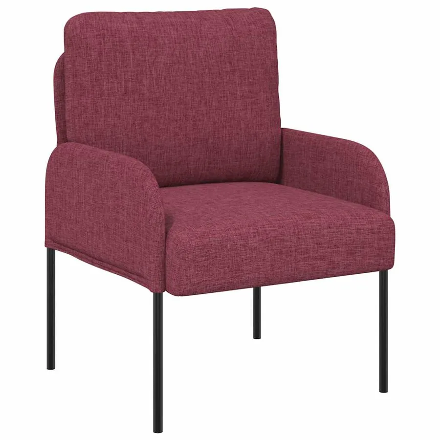 Canapés avec coussin 55cm Bordeaux Contreplaqué - 2