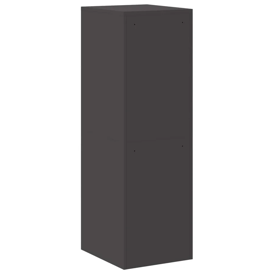 Cabinet de Dossier Noir 44 x 50 x 139 cm Acier Laminé à Froid - 9