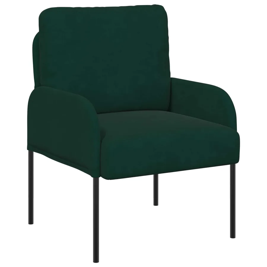 Ensembles de canapés 3 pcs Vert foncé 115 x 56 x 80 cm - 4