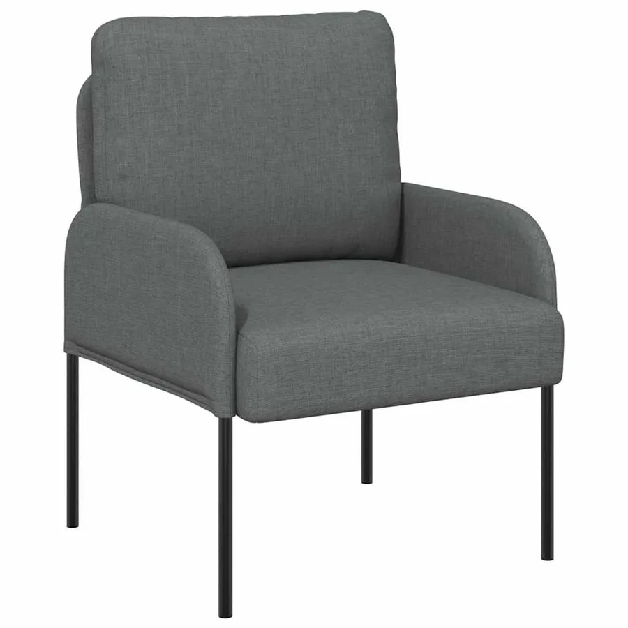 Canapés avec coussin 55cm Gris foncé Contreplaqué - 2