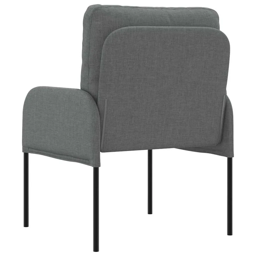 Canapés avec coussin 55cm Gris foncé Contreplaqué - 6