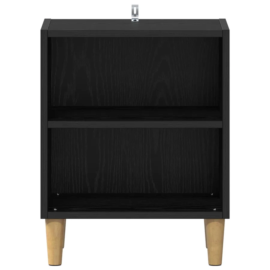 Armoire de lit 2 pcs Chêne noir 40 x 30 x 50 cm - 6