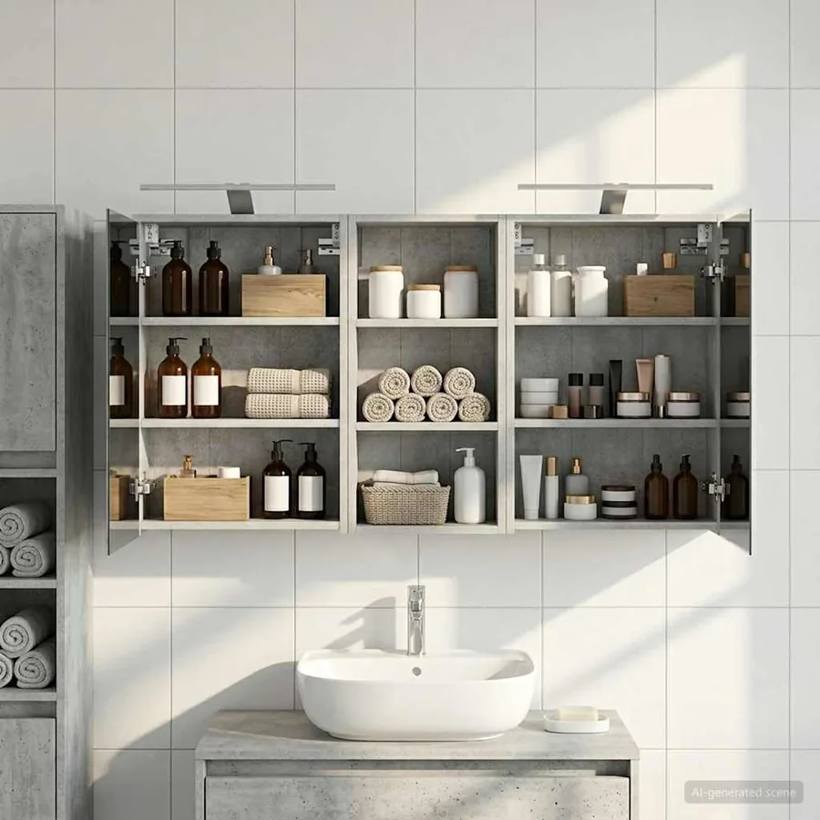 Ensemble de Meubles de Salle de Bain 3 pcs 116 x 16 x 62,5 cm