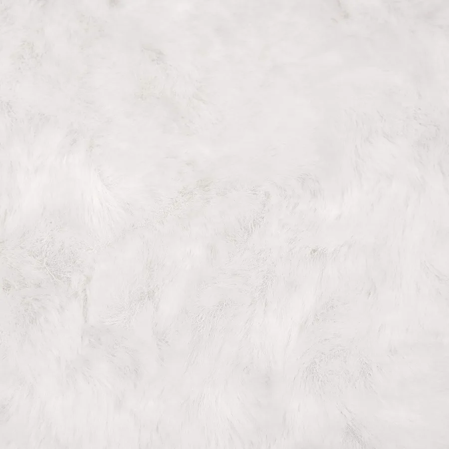Tapis antidérapant en fausse de lapin OLITE Blanc 60 x 90 cm - 8