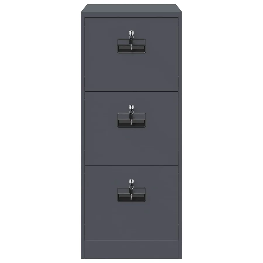 Cabinet de Dossier avec tiroir Anthracite 44 x 50 x 106.5 cm - 7