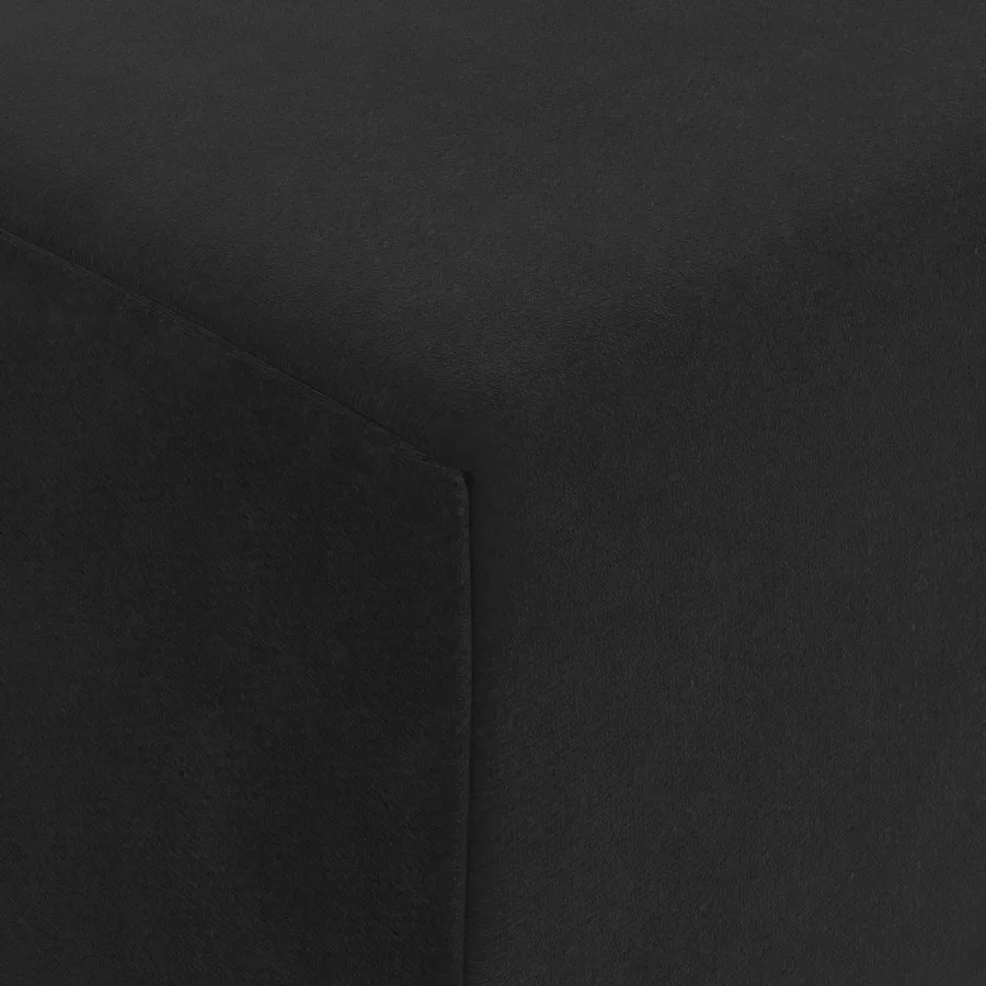 Canapé-lit pliable Noir 120 x 60 x 49 cm Tissu - 6