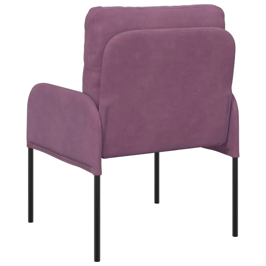 Canapés avec coussin 55cm Pourpre Contreplaqué - 6