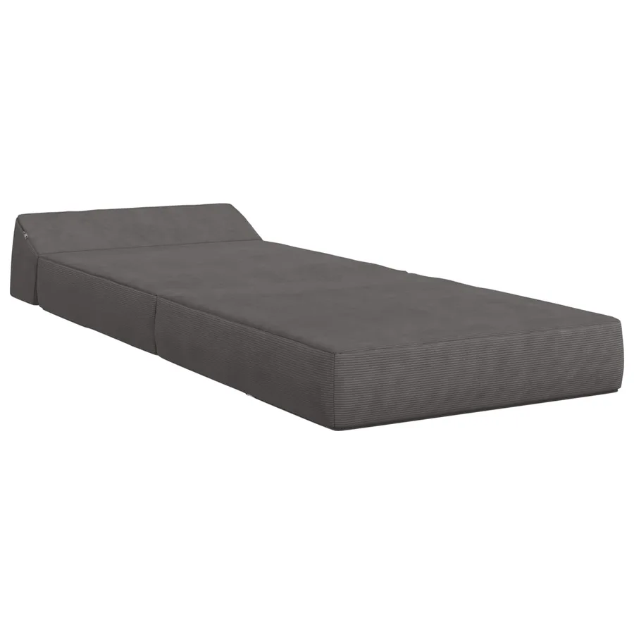 Canapé-lit pliable Gris foncé 60 x 70 x 41 cm Tissu - 3
