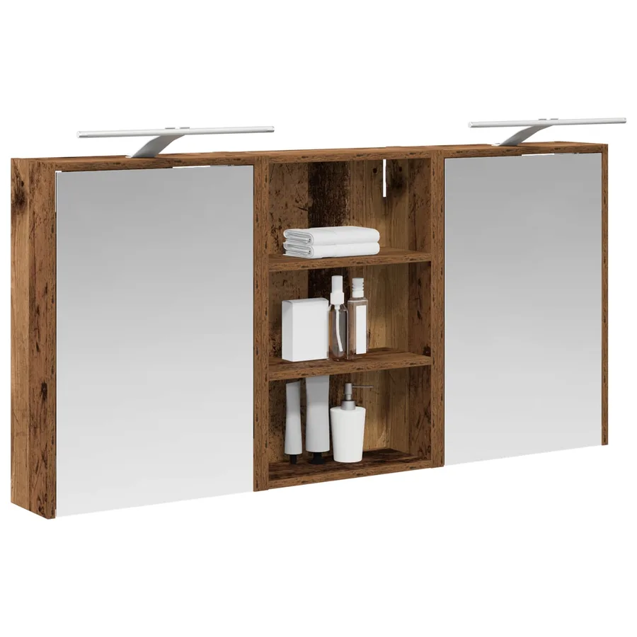 Ensemble de Meubles de Salle de Bain 3 pcs 126 x 16 x 62.5 cm - 3