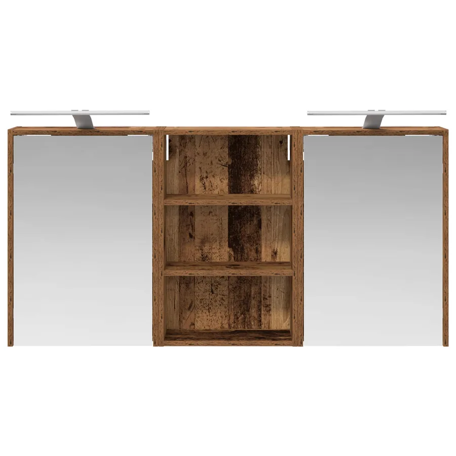 Ensemble de Meubles de Salle de Bain 3 pcs 126 x 16 x 62.5 cm - 6