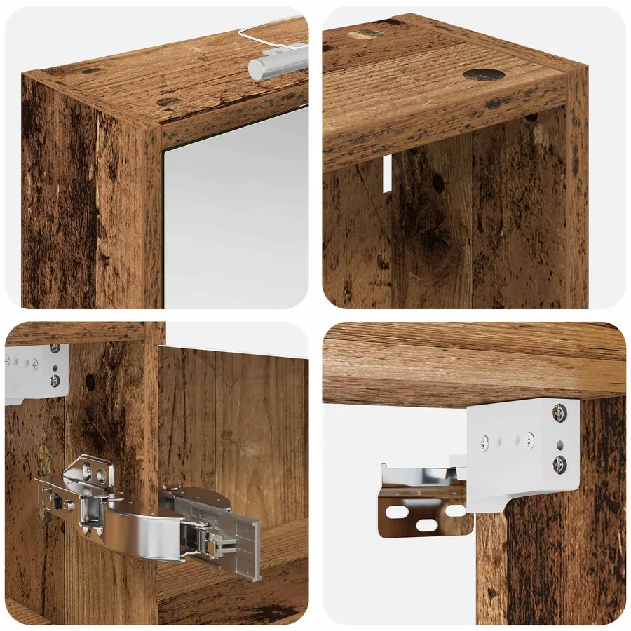 Ensemble de Meubles de Salle de Bain 3 pcs 126 x 16 x 62.5 cm - 8