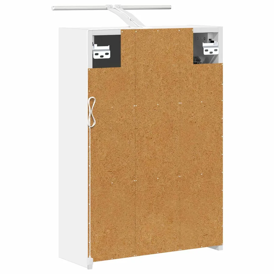 Armoire Miroir de Salle de Bain Blanc 43 x 16 x 62.5 cm - 9
