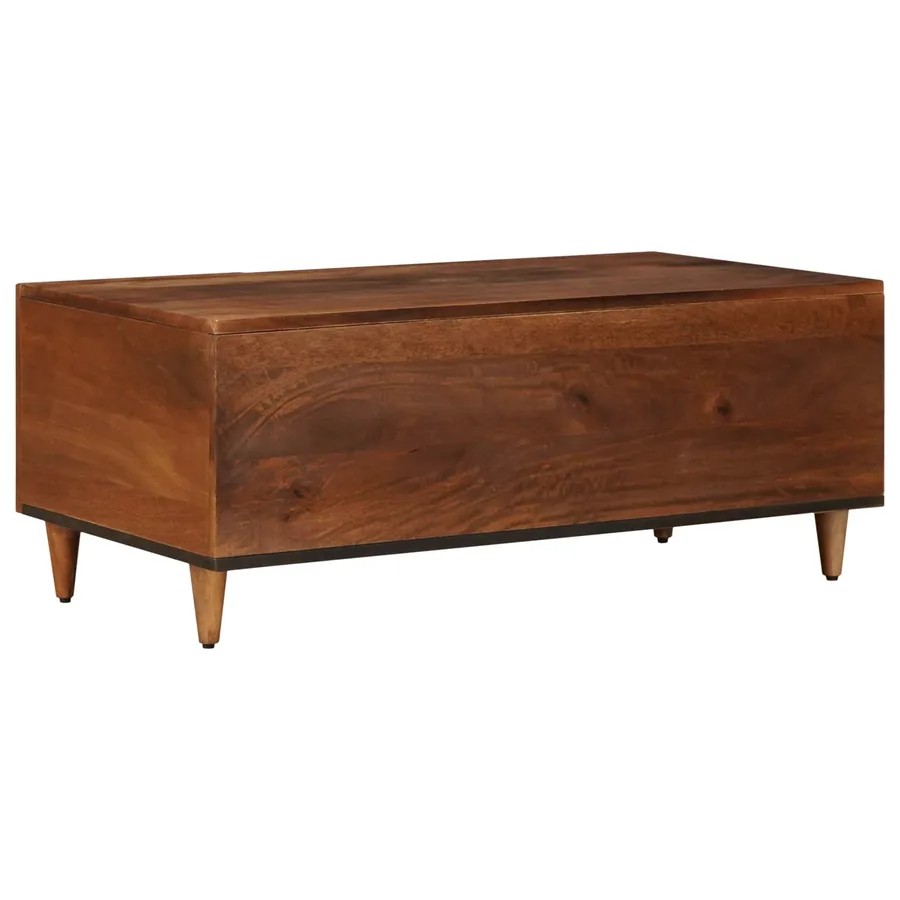 Table basse Marron 100 x 54 x 40 cm Bois de mangue massif - 6